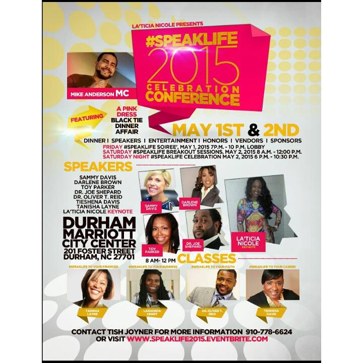 I'm guest speaker at speak life conference pic